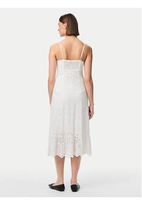 Pieces Sukienka letnia Vilde 17156565 Biały Regular Fit. Kolor: biały. Materiał: bawełna. Sezon: lato #7