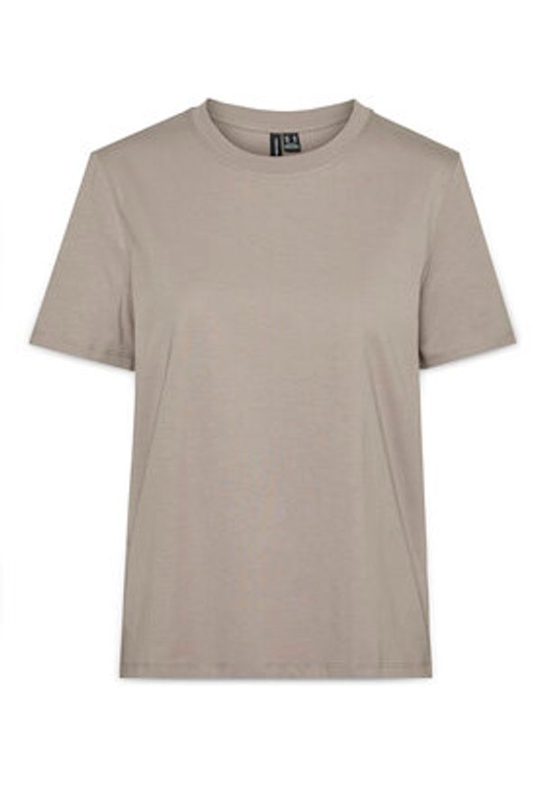 Vero Moda T-Shirt Paulina 10316991 Szary Regular Fit. Kolor: szary. Materiał: bawełna