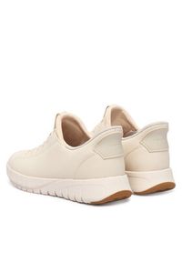 Geox Sneakersy D Flextride Plus D657SC 0009B C1122 Kremowy. Kolor: kremowy. Materiał: skóra #4