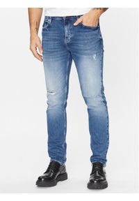 Jeansy Karl Lagerfeld Jeans. Kolor: niebieski