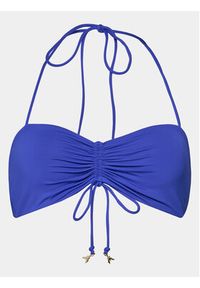 Patrizia Pepe Góra od bikini 2I0112/J101-CA01 Niebieski. Kolor: niebieski. Materiał: syntetyk