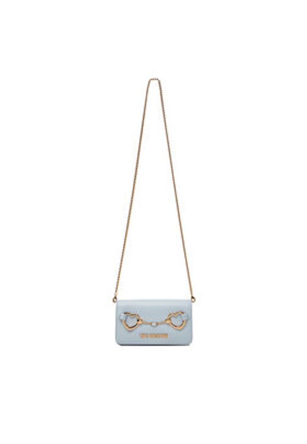 Love Moschino - LOVE MOSCHINO Torebka JC5643PP1MLB0712 Błękitny. Kolor: niebieski. Materiał: skórzane
