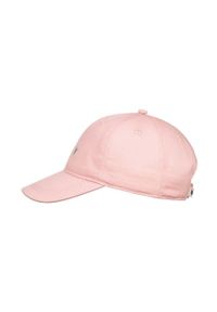 Roxy czapka dziecięca kolor różowy z aplikacją. Kolor: różowy. Wzór: aplikacja