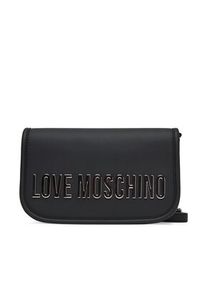 Love Moschino - LOVE MOSCHINO Torebka JC4028PP1NKD000B Czarny. Kolor: czarny. Materiał: skórzane #4