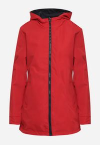 Born2be - Granatowa Kurtka Parka Dwustronna Ozdobiona Guzikami przy Rękawach Mivanea. Kolor: niebieski. Materiał: jeans. Długość rękawa: długi rękaw. Długość: długie. Wzór: aplikacja. Sezon: zima, jesień. Styl: klasyczny, elegancki #6