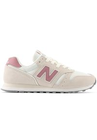 Buty damskie New Balance WL373OK2 – beżowe. Okazja: na co dzień. Kolor: beżowy. Materiał: materiał, skóra, syntetyk, zamsz. Szerokość cholewki: normalna. Model: New Balance 373