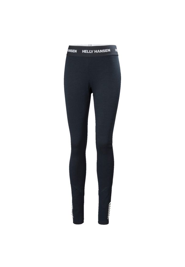 Legginsy damskie Helly Hansen lifa merino midweight. Kolor: niebieski. Materiał: wełna. Sport: turystyka piesza