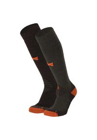 XTREME - Skarpety uciskowe outdoorowe unisex. Kolor: zielony. Materiał: wełna, elastan, poliamid. Sport: turystyka piesza, narciarstwo