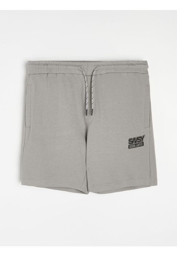 Sinsay - Szorty dresowe - szary. Kolor: szary. Materiał: dresówka