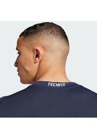 Adidas - adidas Koszulka techniczna TECHFIT Compression Training JX2561 Granatowy Slim Fit. Kolor: niebieski. Materiał: syntetyk. Technologia: Techfit (Adidas) #3