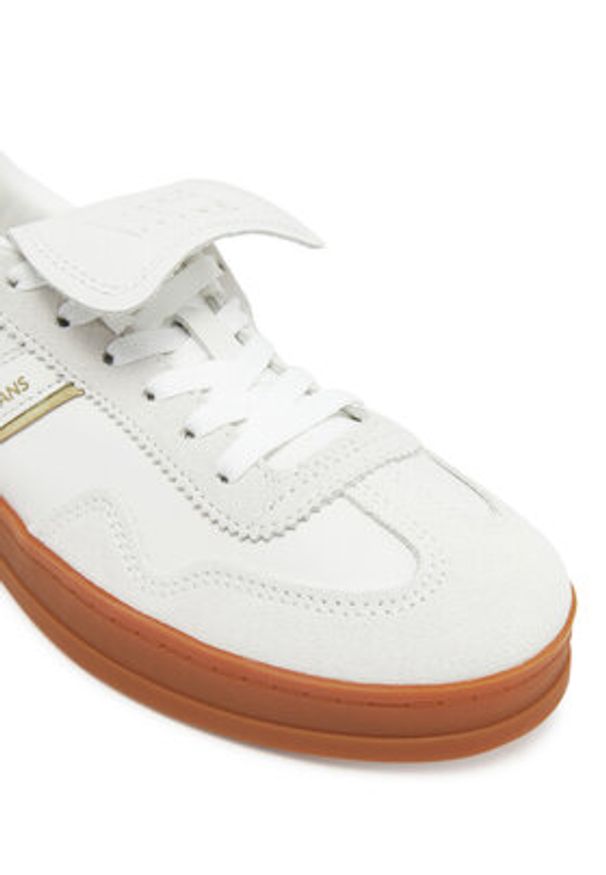 Tommy Jeans Sneakersy The Greenwich Flap EN0EN02715 Biały. Kolor: biały. Materiał: skóra