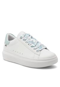 Rieker Sneakersy W1201-81 Biały. Kolor: biały. Materiał: skóra #4