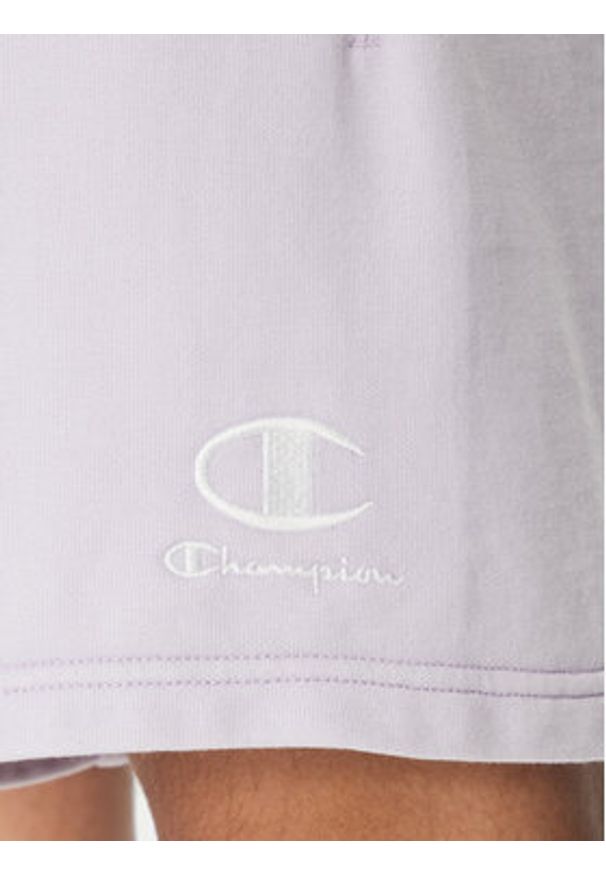 Champion Szorty sportowe 221179 Fioletowy Regular Fit. Kolor: fioletowy. Materiał: bawełna. Styl: sportowy