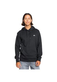 Quiksilver - Bluza z kapturem dla Mężczyzn BASIC Czarny. Typ kołnierza: kaptur. Kolor: czarny. Materiał: materiał, poliester, bawełna