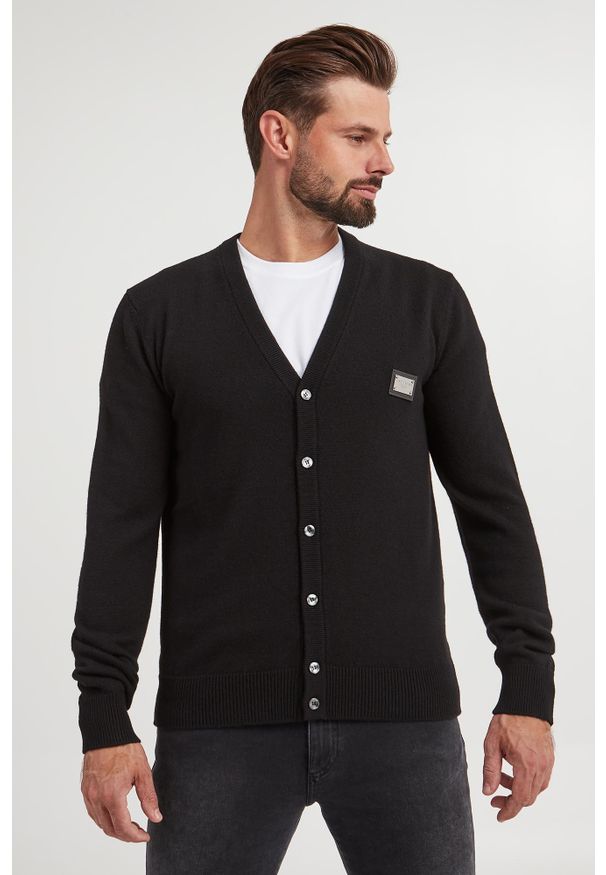 Dolce & Gabbana - Sweter męski wełniany DOLCE & GABBANA. Materiał: wełna