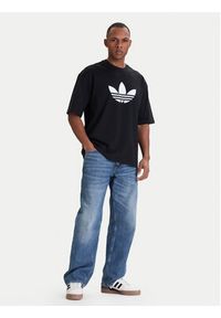 Adidas - adidas T-Shirt adicolor Trefoil KD4091 Czarny Loose Fit. Kolor: czarny. Materiał: bawełna #4