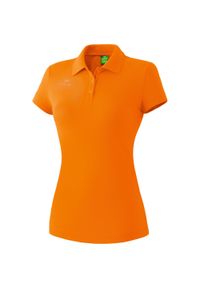 ERIMA - Damska koszulka polo Erima Teamsport. Typ kołnierza: polo. Kolor: wielokolorowy, pomarańczowy, żółty
