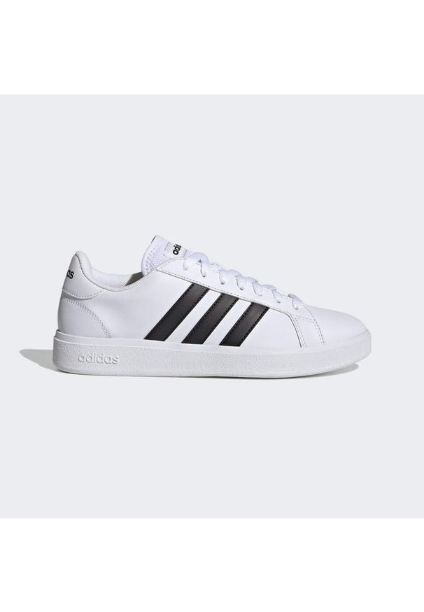 Adidas - Grand Court TD Lifestyle Court Casual Shoes. Okazja: na co dzień. Kolor: czarny, biały, wielokolorowy. Materiał: materiał