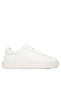 Guess Sneakersy FMFPLA LEA12 Biały. Kolor: biały. Materiał: skóra