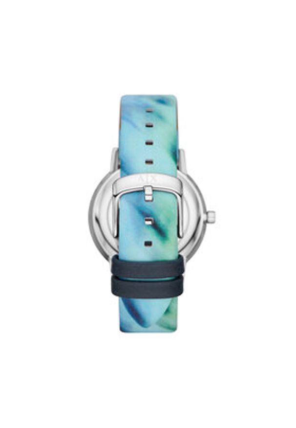 Armani Exchange Zegarek Lola AX5597 Niebieski. Kolor: niebieski. Materiał: skóra