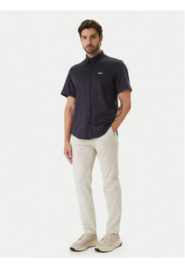 BOSS Koszula ST Motion 50555951 Granatowy Regular Fit. Kolor: niebieski. Materiał: bawełna