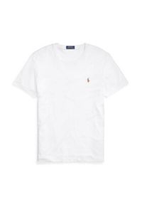 Polo Ralph Lauren T-Shirt 710740727 Biały Slim Fit. Typ kołnierza: polo. Kolor: biały. Materiał: bawełna