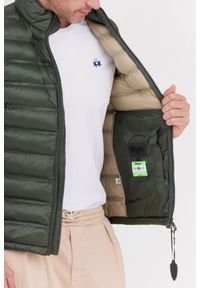 Blauer USA - BLAUER Zielony puchowy bezrękawnik męski logan, Rozmiar 3XL. Kolor: zielony. Materiał: puch. Długość rękawa: bez rękawów #3