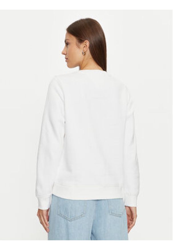 Tommy Jeans Bluza DW0DW19959 Biały Regular Fit. Kolor: biały. Materiał: bawełna