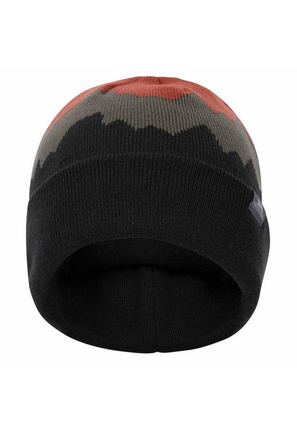 TRESPASS - Męska Czapka Cobbler Beanie. Kolor: czerwony, czarny, zielony, wielokolorowy. Styl: sportowy