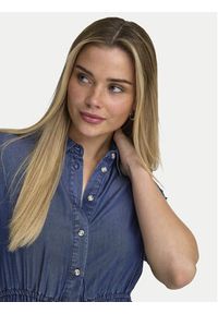 only - ONLY Sukienka jeansowa Charis 15363971 Granatowy Regular Fit. Kolor: niebieski. Materiał: lyocell #3