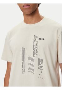 BOSS T-Shirt GRX Zone 50552184 Beżowy Relaxed Fit. Kolor: beżowy. Materiał: bawełna #4