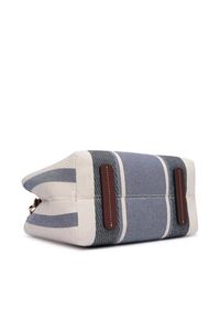 TOMMY HILFIGER - Tommy Hilfiger Torebka Th City Mini Satchel Jacquard AW0AW18732 Niebieski. Kolor: niebieski #2