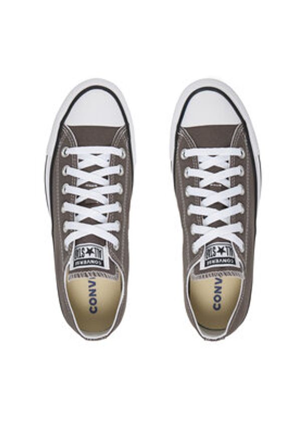 Converse Trampki Chuck Taylor All Star OX 1J794 Szary. Kolor: szary. Materiał: materiał