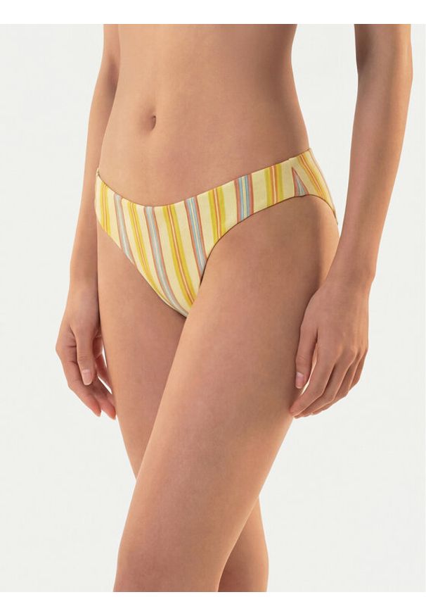 Seafolly Dół od bikini Positano 40473-280 Żółty. Kolor: żółty. Materiał: syntetyk