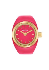 Fossil Zegarek Watch Ring ES5414 Różowy. Kolor: różowy