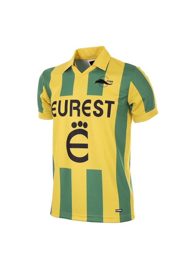 COPA FOOTBALL - Koszulka retro piłkarska dla dorosłych - FC Nantes 1994-95 - Zielony - Żółty. Kolor: zielony. Sport: piłka nożna