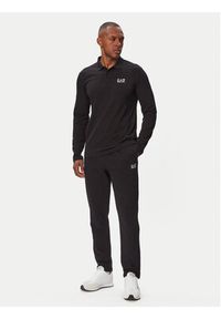 EA7 Emporio Armani Polo 8NPF17 PJVUZ 1200 Czarny Regular Fit. Typ kołnierza: polo. Kolor: czarny. Materiał: bawełna #5
