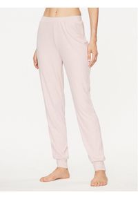 Guess Spodnie dresowe O3BB00 KBXB2 Różowy Regular Fit. Kolor: różowy. Materiał: syntetyk #1