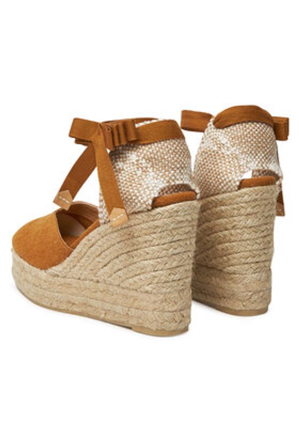Castañer Espadryle Chiara/8Ed/002 021668 Brązowy. Kolor: brązowy. Materiał: materiał