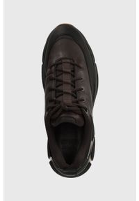 Michael Kors sneakersy Logan kolor brązowy 42F3LGFS1L. Nosek buta: okrągły. Zapięcie: sznurówki. Kolor: brązowy #3