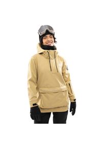 SIROKO - Damska kurtka snowboardowa Sporty zimowe Siroko W3-W Kamui. Kolor: beżowy. Materiał: softshell, materiał. Sezon: zima. Sport: snowboard #1