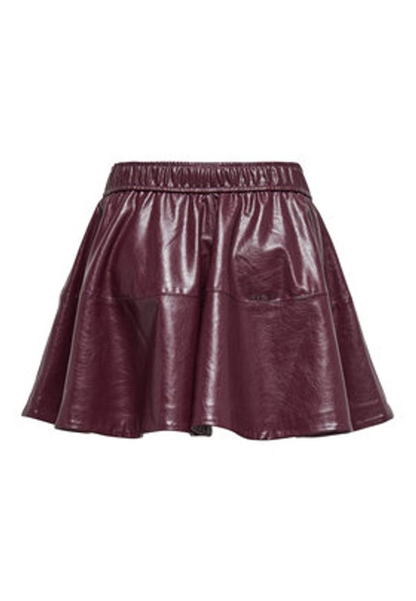only - ONLY Spódnica z imitacji skóry Jacky 15355512 Fioletowy Regular Fit. Kolor: fioletowy. Materiał: skóra