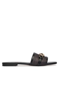 Just Cavalli Klapki 80RA3S81 ZSE61 Czarny. Kolor: czarny. Materiał: skóra #1