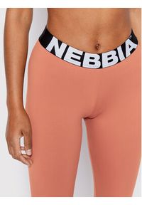 NEBBIA Legginsy Squat Hero Scrunch 571 Różowy Slim Fit. Kolor: różowy. Materiał: syntetyk