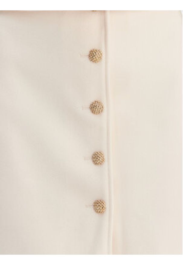 Morgan Spódnica trapezowa 261-JIKTORY Beżowy Regular Fit. Kolor: beżowy. Materiał: syntetyk