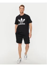 Adidas - adidas T-Shirt Adicolor Classics Trefoil T-Shirt IA4815 Czarny Regular Fit. Kolor: czarny. Materiał: bawełna #4