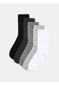 Sinsay - Bawełniane skarpetki 5 pack - wielobarwny. Materiał: bawełna #1