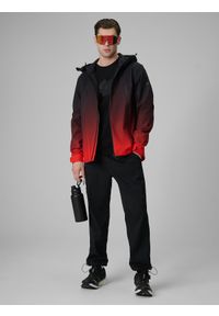 4f - 4F Kurtka przejściowa membrana 5000 męska - czerwona XL. Okazja: na co dzień, na spacer. Kolor: czerwony. Materiał: materiał. Styl: casual #2