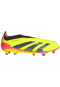 Adidas - Buty piłkarskie adidas Predator Elite Ll Fg M IE2366 żółte. Zapięcie: sznurówki. Kolor: żółty. Materiał: materiał, syntetyk. Szerokość cholewki: normalna. Sport: piłka nożna #7