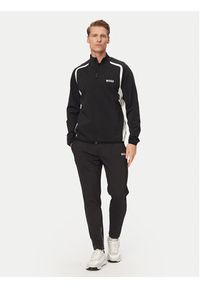 BOSS Bluza Spin 50554402 Czarny Regular Fit. Kolor: czarny. Materiał: syntetyk #5